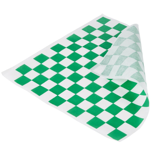 Sandwich Wrap 12"x12" Gr&Wht 5/100
