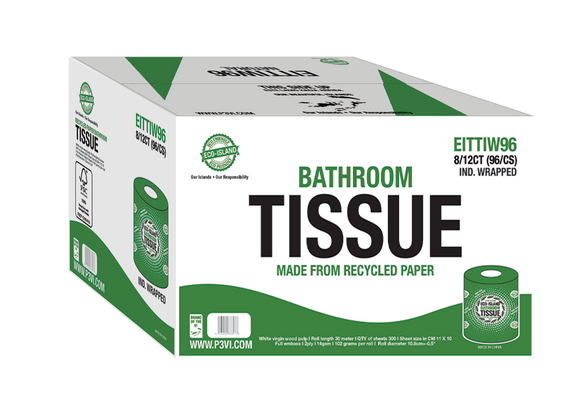 Bathroom Tissue 2ply Eco-Island 96/12/8/1 - 96 Rolls/ Case TTEI10000 [EITTIW96]