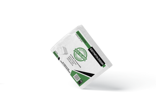 Eco-Island N-Fold 2-Ply Paper Towels – 1/12/200 | 1 Case (12 Packs of 200 Sheets) PNCF10004 [EIDTNFOLD12]