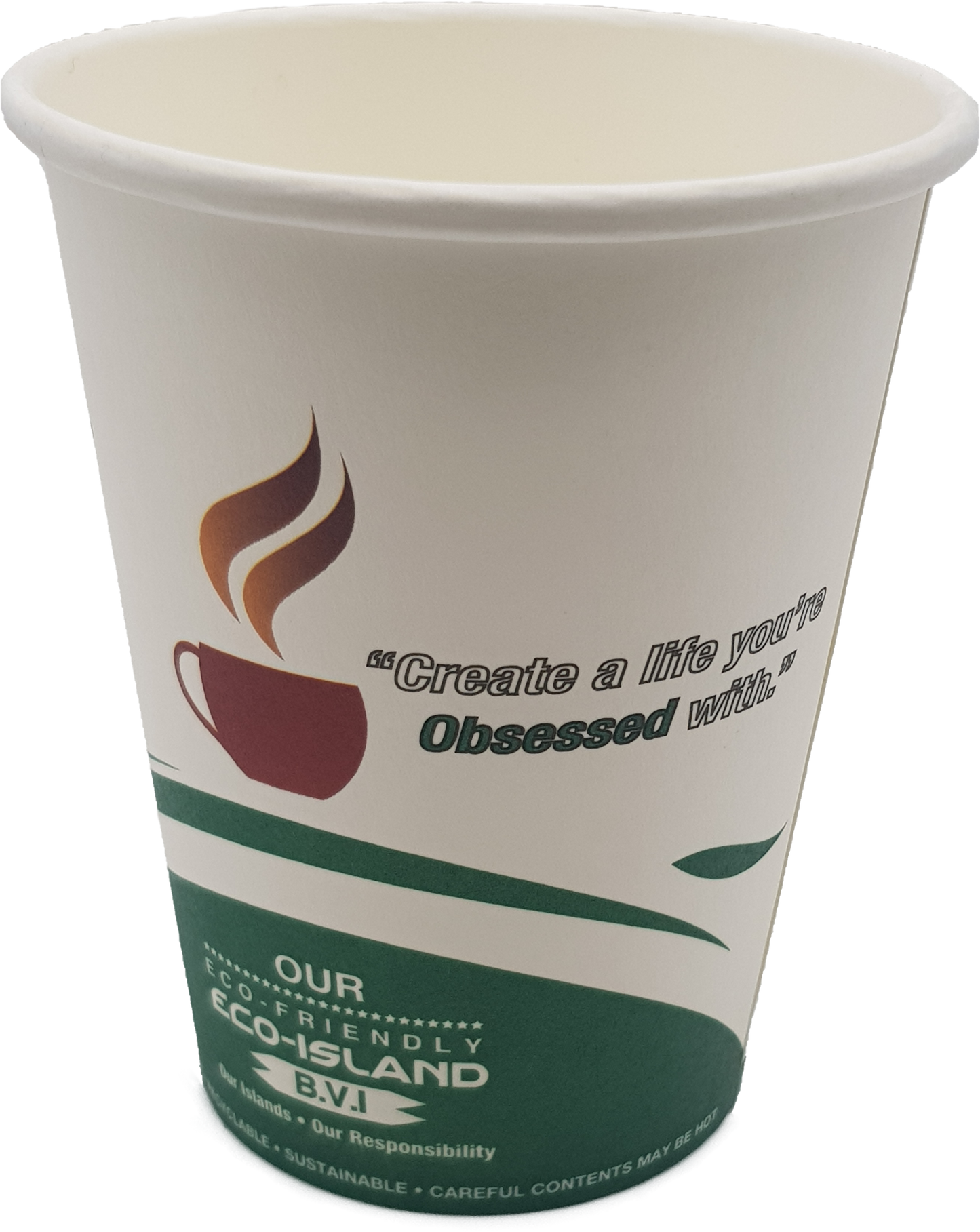 Eco-Island Paper Cup 20/50 1000 Cups/ Case