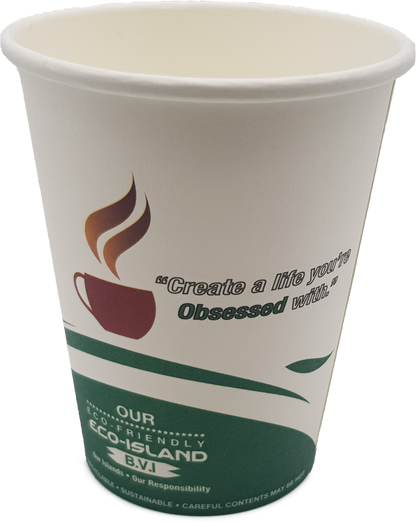 Eco-Island Paper Cup 20/50 1000 Cups/ Case