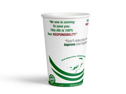 Eco-Island Paper Cup 20/50 1000 Cups/ Case
