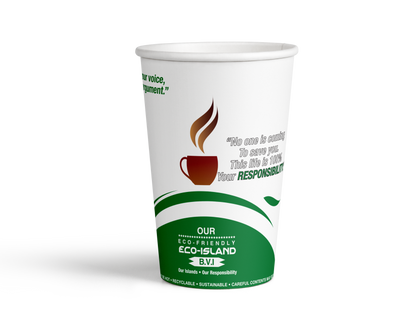 Eco-Island Paper Cup 20/50 1000 Cups/ Case