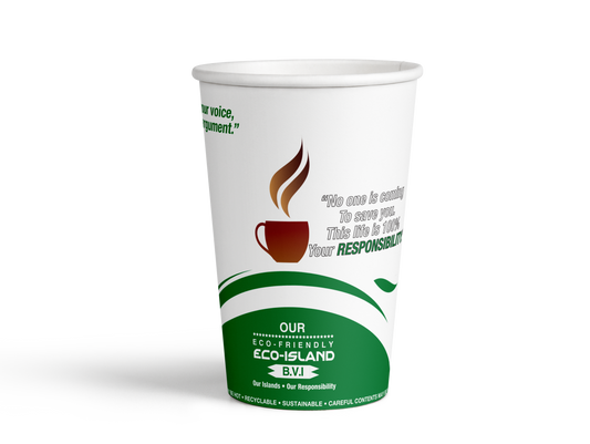 Eco-Island Paper Cup 20/50 1000 Cups/ Case