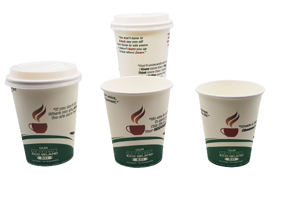 Eco-Island Paper Cup 20/50 1000 Cups/ Case