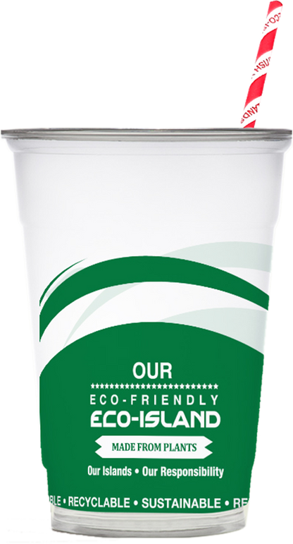 Eco-Island Cold 20 packs by 50 Clear/Cold Cups  BVI Print - 1000/case