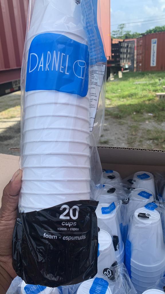 Foam Cup 10oz White Darnel Eco 50/20