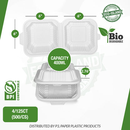 6x6 Eco-Island Trays 4/125