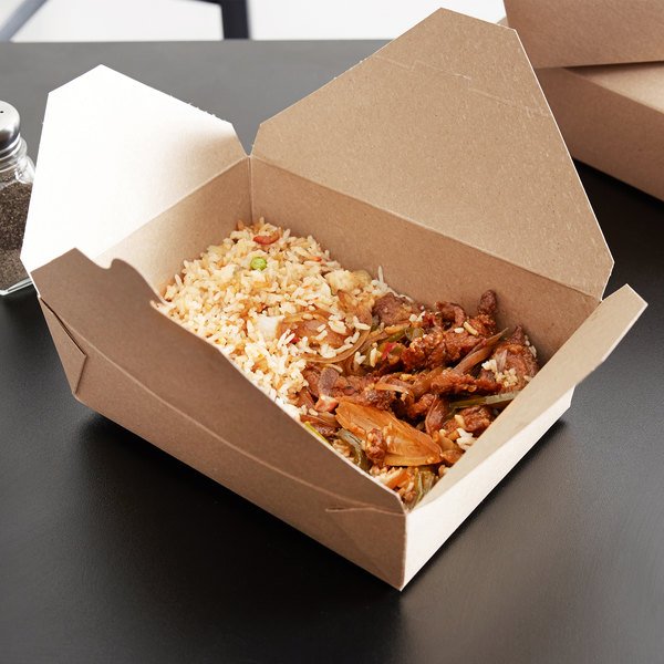 BIO#3 Take-Out Kraft VB 4/50
