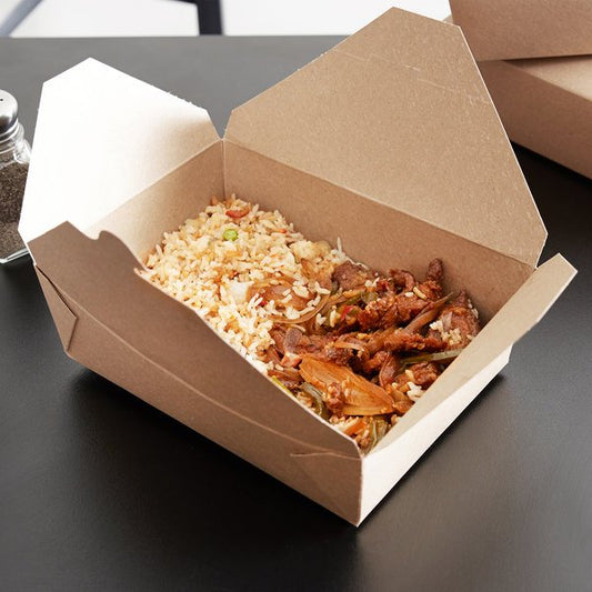 BIO#3 Take-Out Kraft VB 4/50
