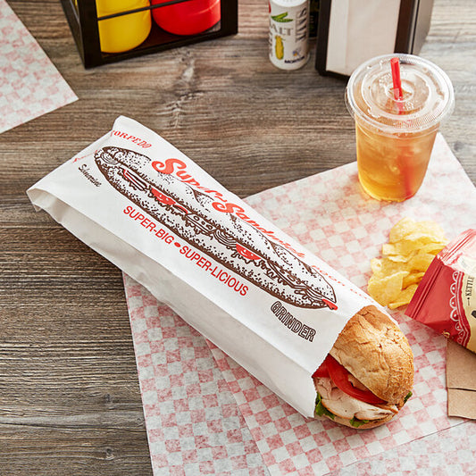 Sandwich Bakery Bag Hoogie 4 1/2" x 2 1/2" x 14" 1/1000