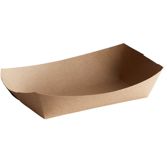 Paper Food Trays 5lb Kraft 2/250