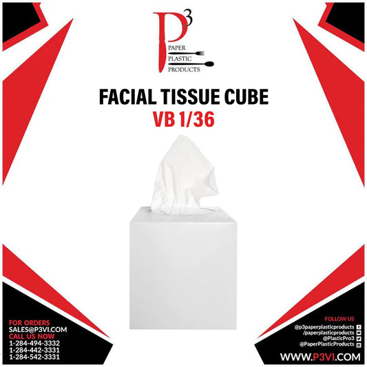 Facial Tissue Cube VB 1/36