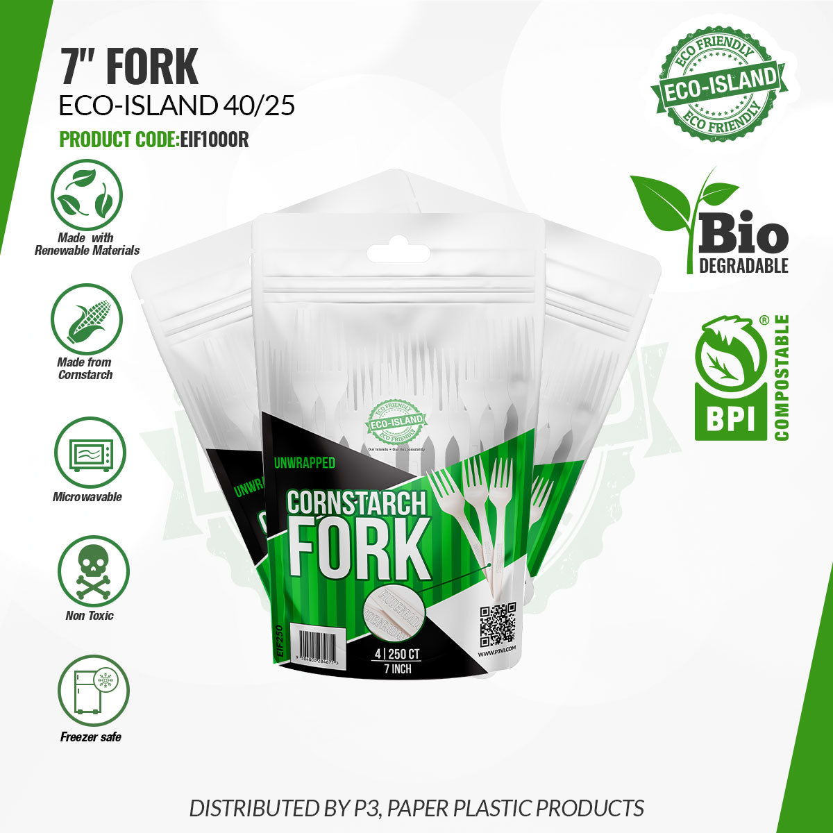 Fork 7" Eco-Island 40/25