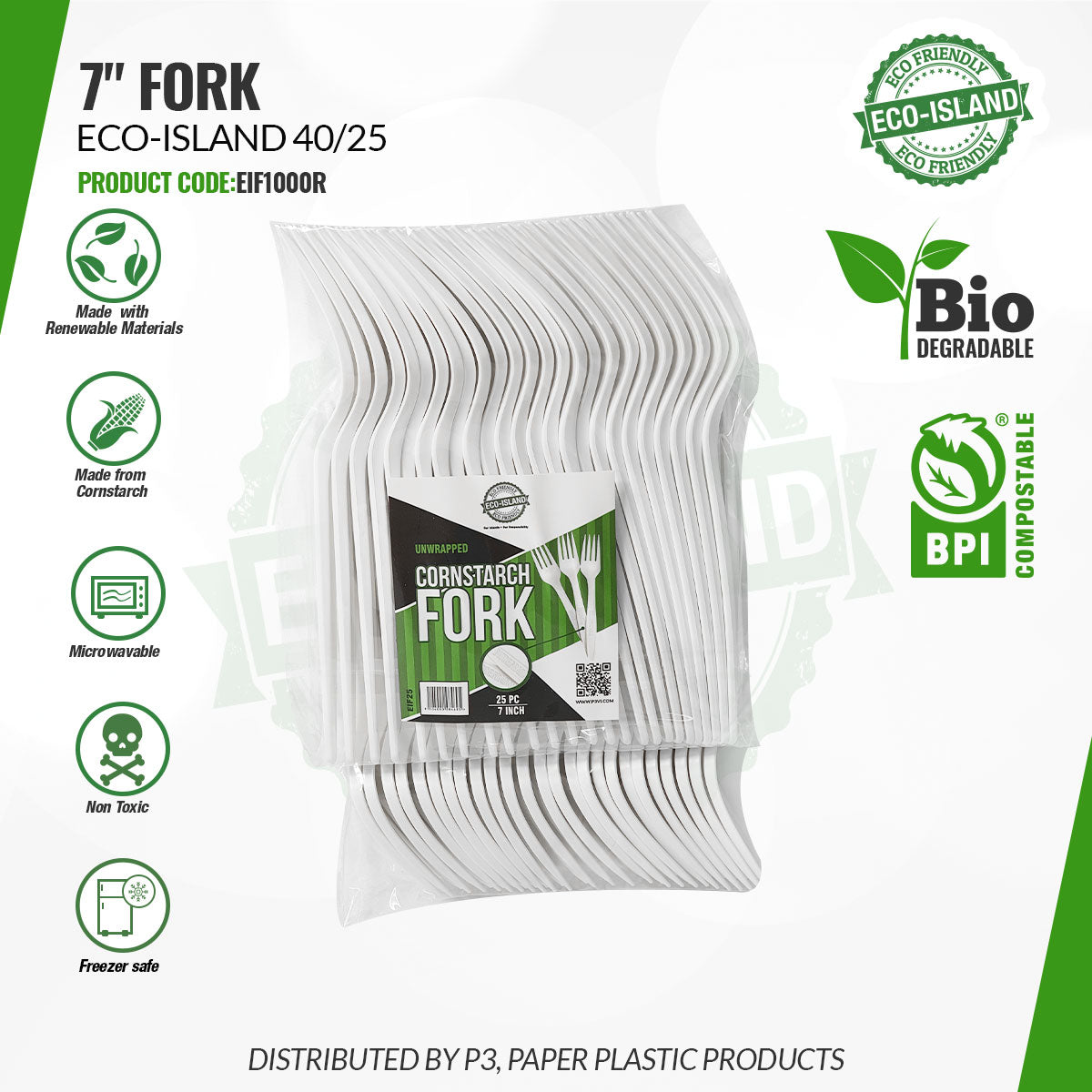 Fork 7" Eco-Island 40/25