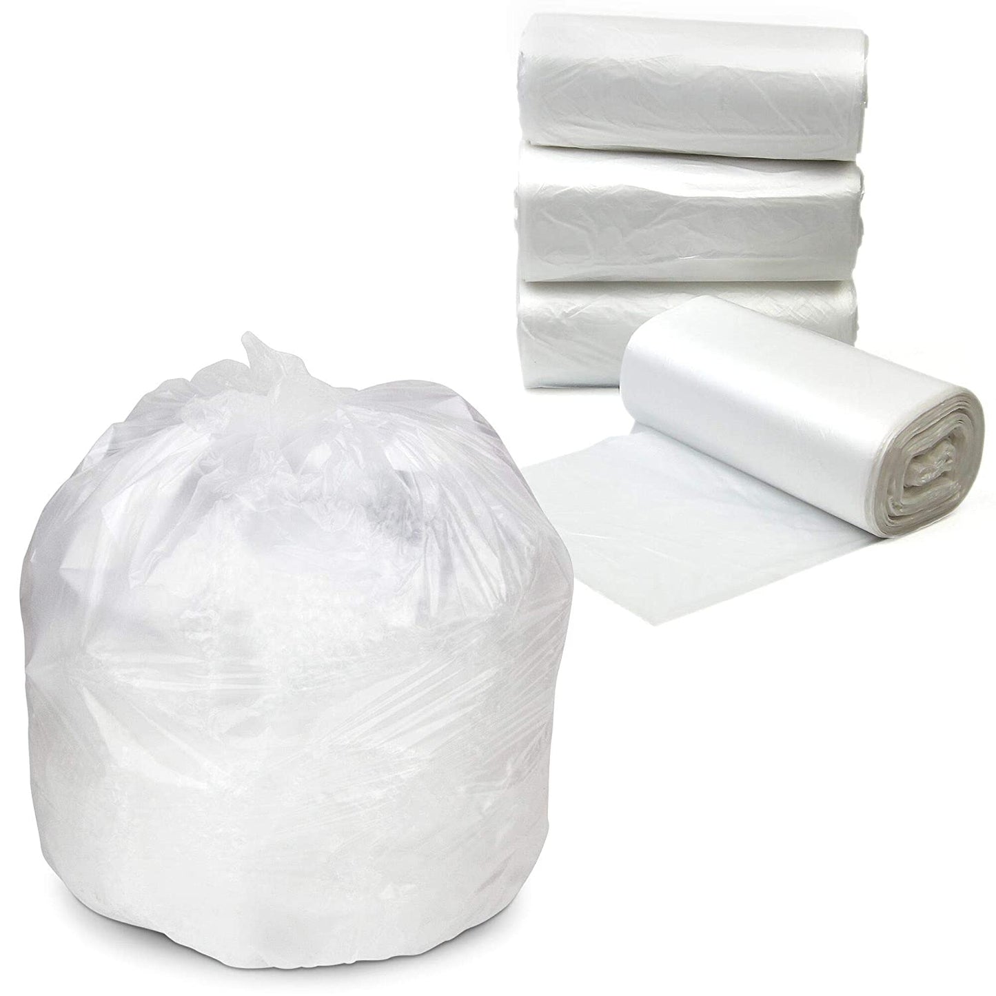 Garbage Bag 15gal Clear 6mic VB 10/100 1/1