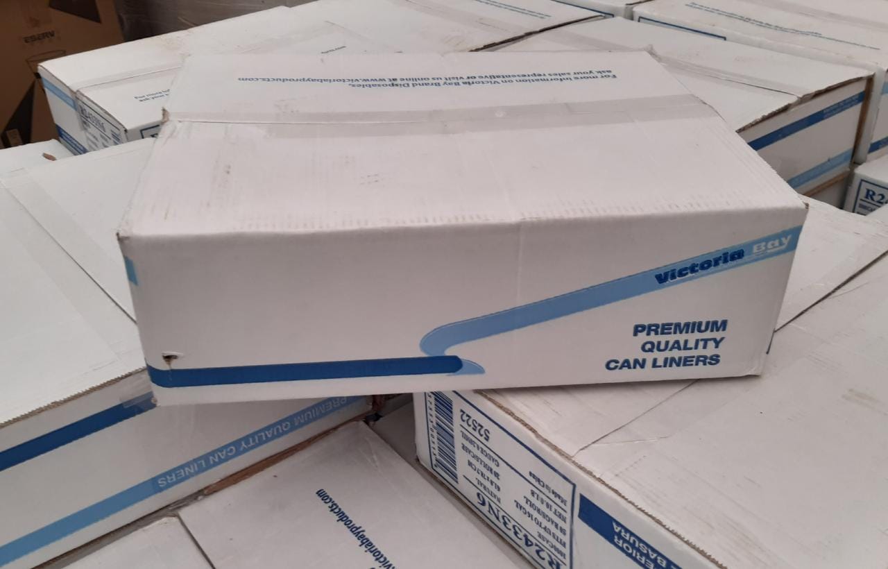 Garbage Bag 15gal Clear HI-D 1/100