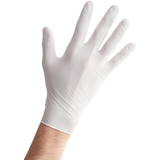 Gloves Nitrile Powder-Free L Wht 3mil Noble 10/100