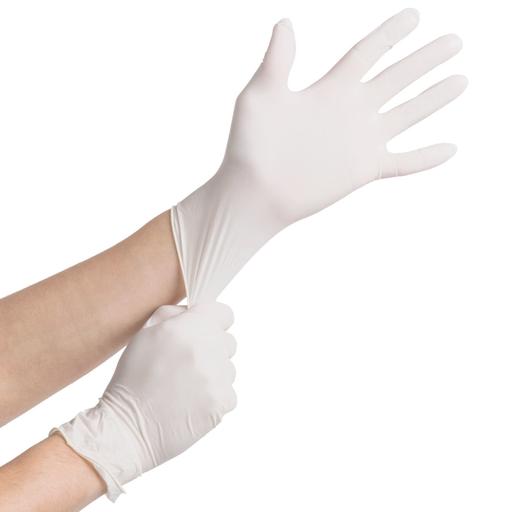Gloves Latex Powder-Free S White 4.7mil Reserve 10/100