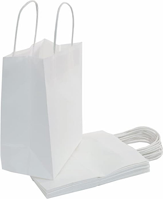 Handle Bag Plain WH Small 10/25
