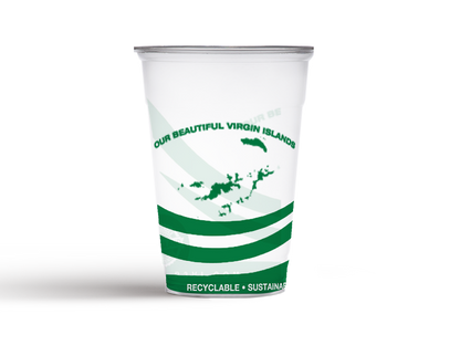 Eco-Island Cold 20 packs by 50 Clear/Cold Cups  BVI Print - 1000/case