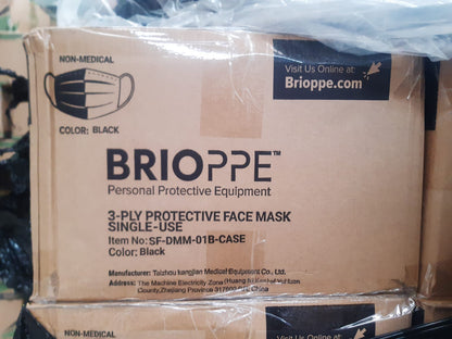 Face Mask Black BRIOPPE 40/50/1