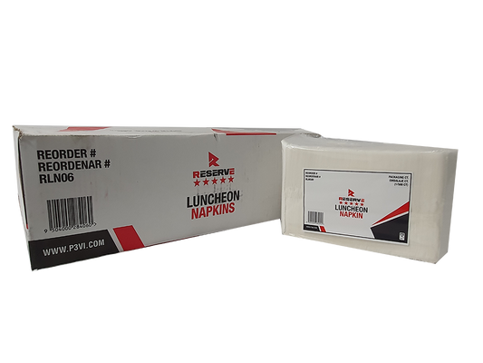 Lunch Napkins Reserve Wht 1Ply 6/500 | PNL10000 | RLN06 |