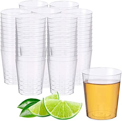 2oz Shot Glass Reserve 50/50 | 1 Case (50 Packs of 50 Pieces) PSC10002 [RP050]