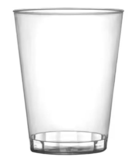 2oz Shot Choice Clear Plastic Glass 50/50