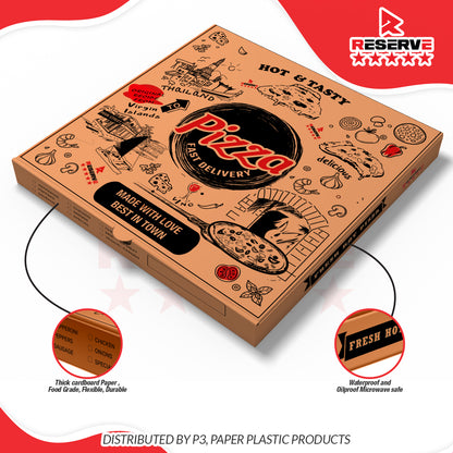 Pizza Box 12" Reserve 1/50 (BVITOTHAI) | PIZRE10006 | 0009-H4