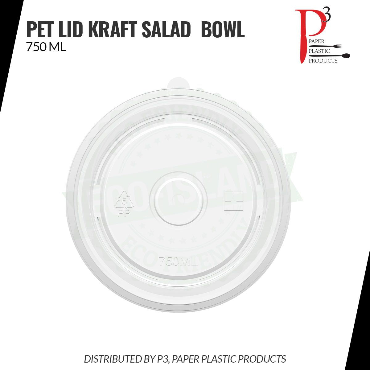 Soup Bowl Lid PET 25-34oz Reserve 6/50