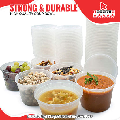 Soup Bowl P/Clr 32oz Reserve 10/50