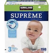 Diaper KS Supreme SZ 3 1/198ct