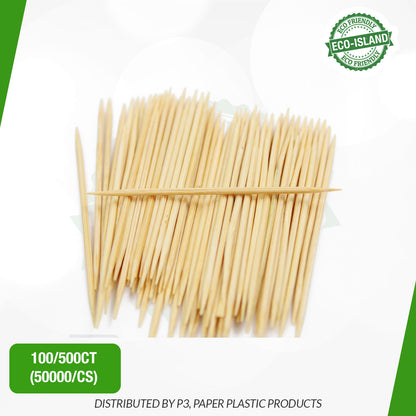 Bamboo 7" Knot Food Plain Eco-Island 100/100