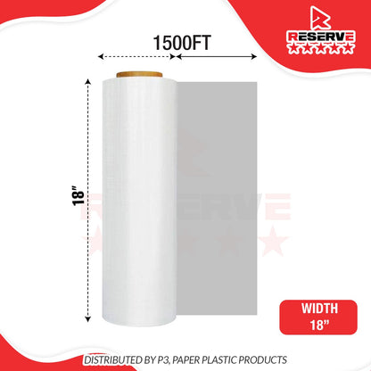 Pallet Wrap 18"x1500FT HVY Clear Reserve 4/1 [RPW1000]