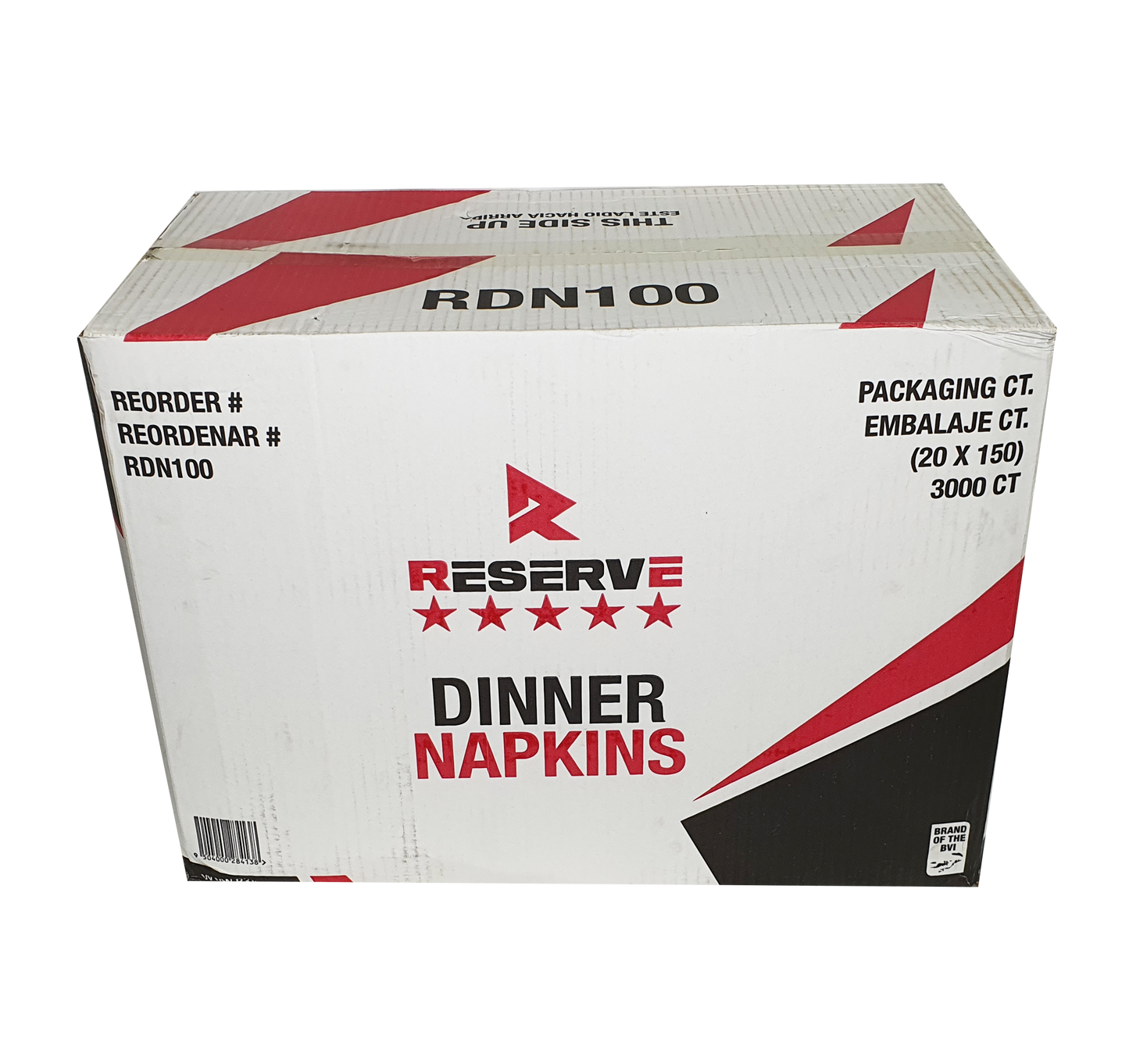 Dinner Napkins Wht 2Ply Reserve 20/150 [PND10000]