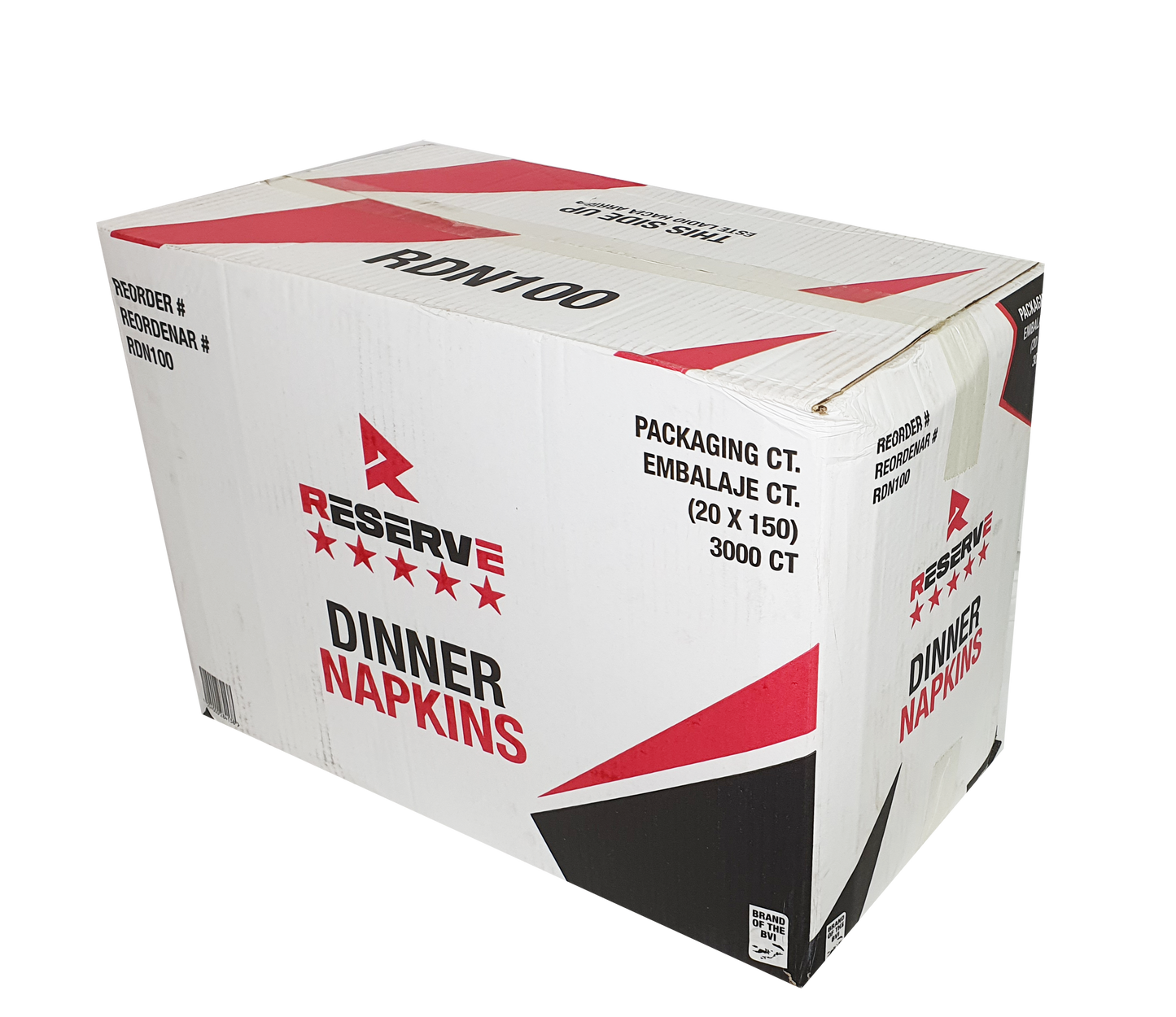 Dinner Napkins Wht 2Ply Reserve 20/150 [PND10000]