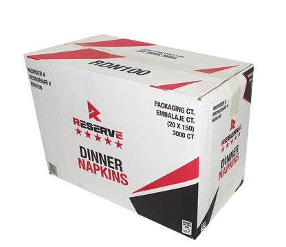 Dinner Napkins Wht 2Ply Reserve 20/150 [PND10000]