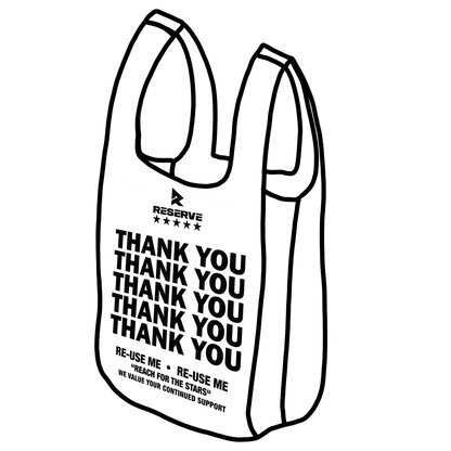 T-Shirt Bag 18x8x30 Jumbo Black Reserve 10/50 | RTB10001 | RBPL10005BK