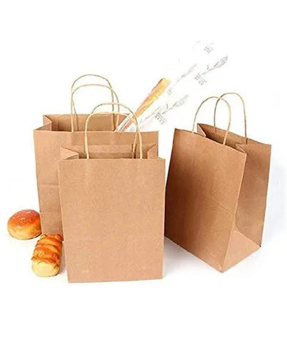 Handle Bags Plain Brown 5/50 | #45 & #35