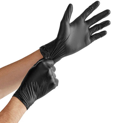 Nitrile Gloves Black 3mil – Medium, Large & Extra Large | Noble (10/100)