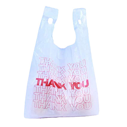 T-shirt Bag 11.5x6.5x21 White Reserve 10/90