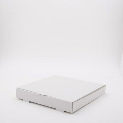 10" Plain White Pizza Box  1/100