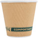 Paper Cup 8oz EcoChoice 20/50 - P3, Paper Plastic Products Inc.