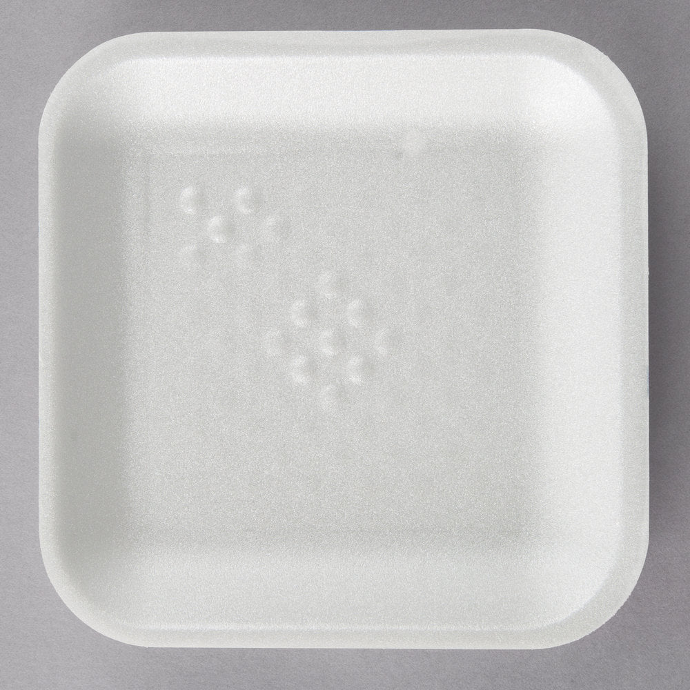 Tray 2 1/4" x 2 1/4" White - P3, Paper Plastic Products Inc.