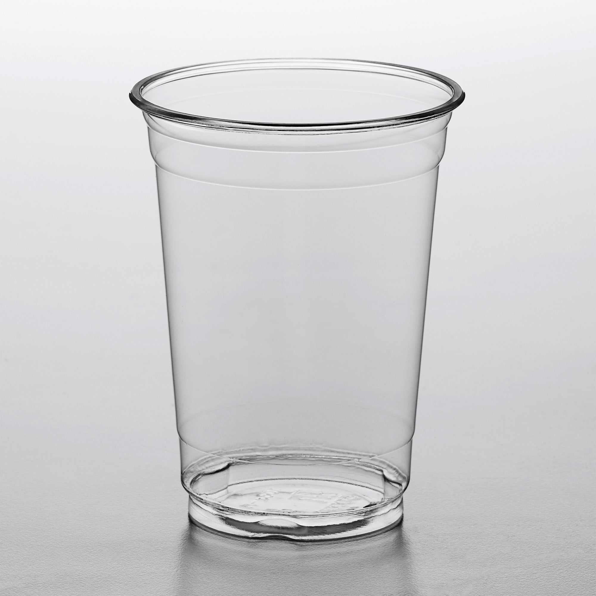 Bulk [16 Oz, 20 Oz, 24 Oz] Clear Plastic Cups with Flat Lids and Straws -  Choose (24 Oz, 250 Ct) 