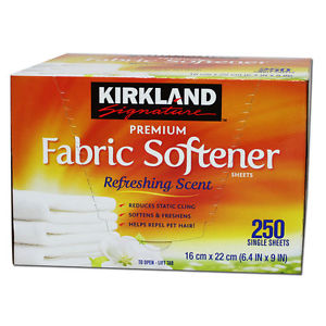 Fabric Softener Dry Sheet 1/250 - P3, Paper Plastic Products Inc.