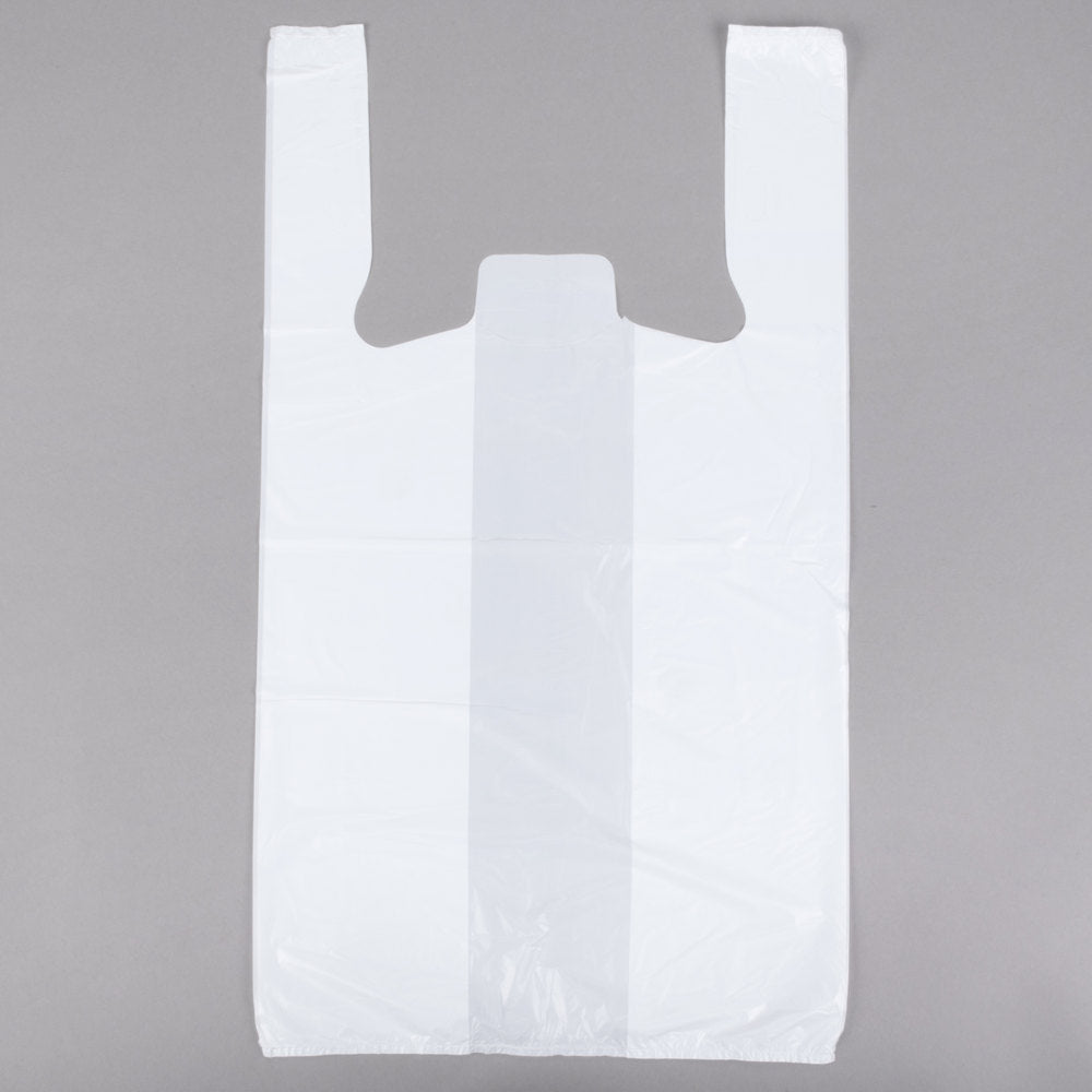T-Shirt Bag Plain White 40/50 - P3, Paper Plastic Products Inc.
