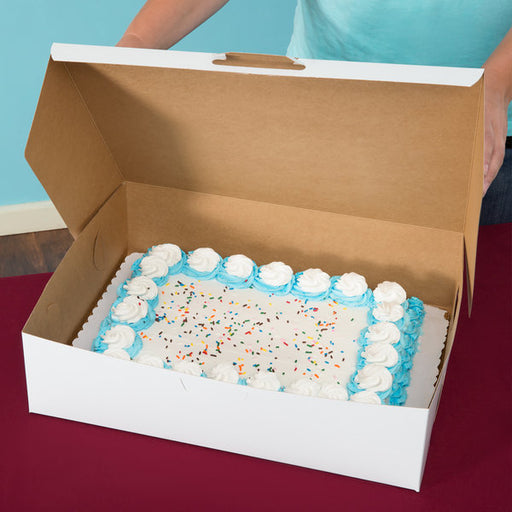 Cake Box 19"x14.5"x5" - P3, Paper Plastic Products Inc.