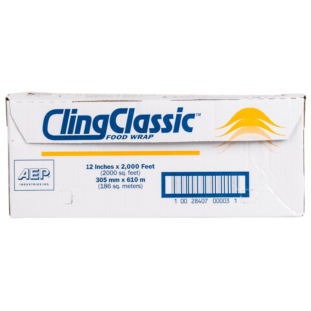 Cling Wrap 12"X2000' 1Roll - P3, Paper Plastic Products Inc.